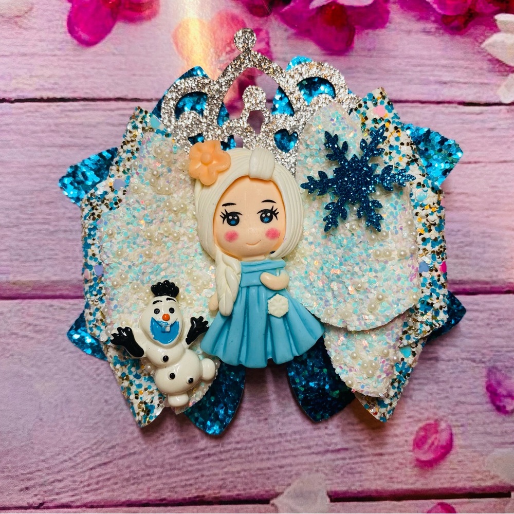 Frozen elsa bow